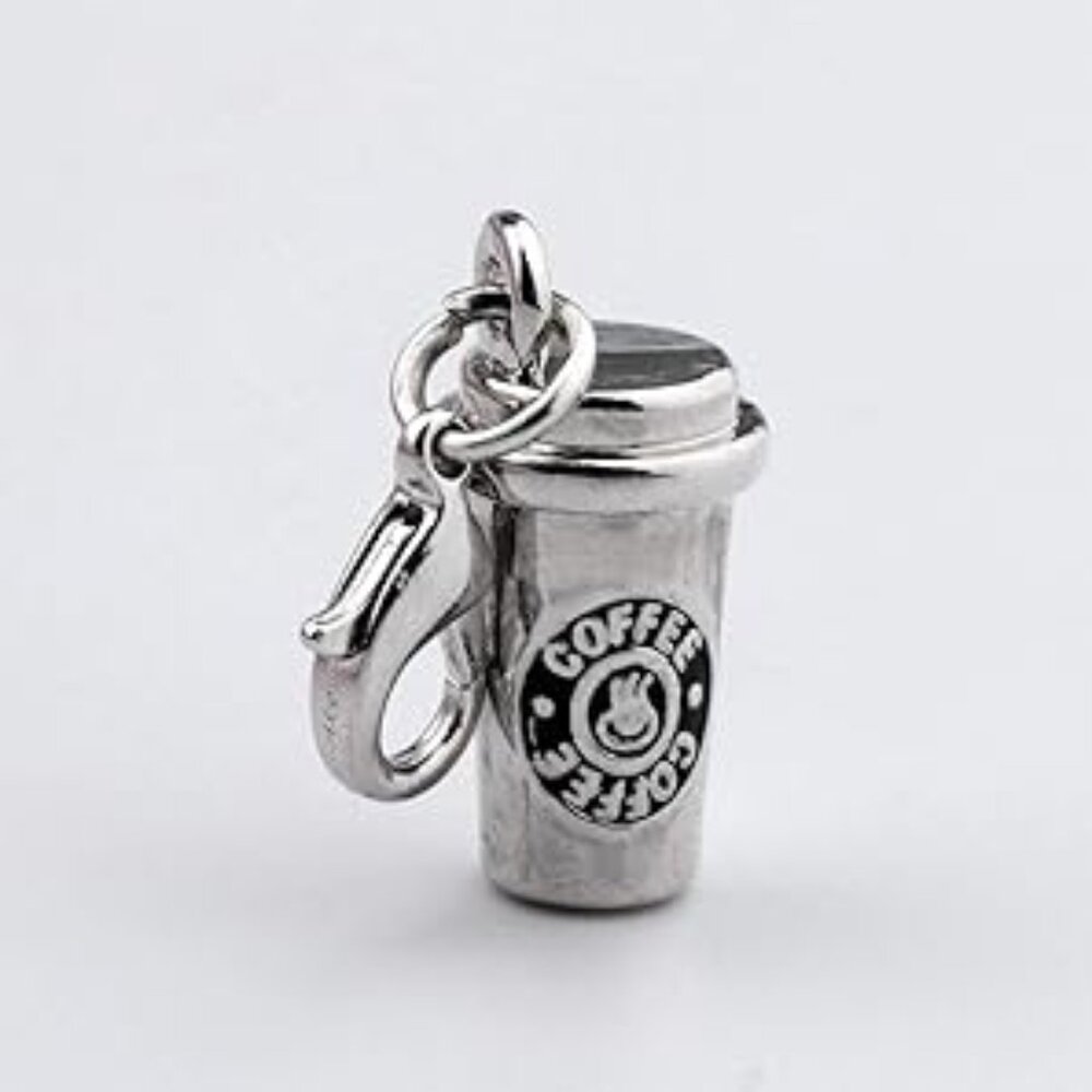 Coffee Charm‎ for Coffee Lovers Use on Bracelets Keychains etc.